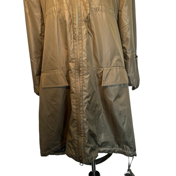 Morphine Generation olive green long windbreaker hooded jacket - Picture 7 of 13